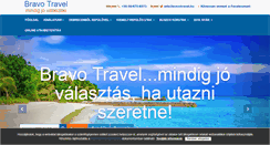 Desktop Screenshot of bravotravel.hu