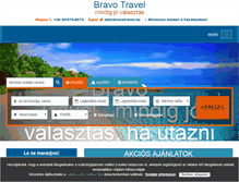 Tablet Screenshot of bravotravel.hu